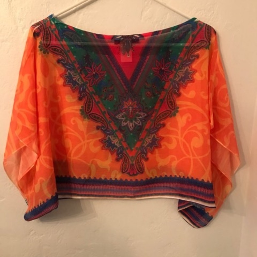 Body Central Poncho Style Top - Small
